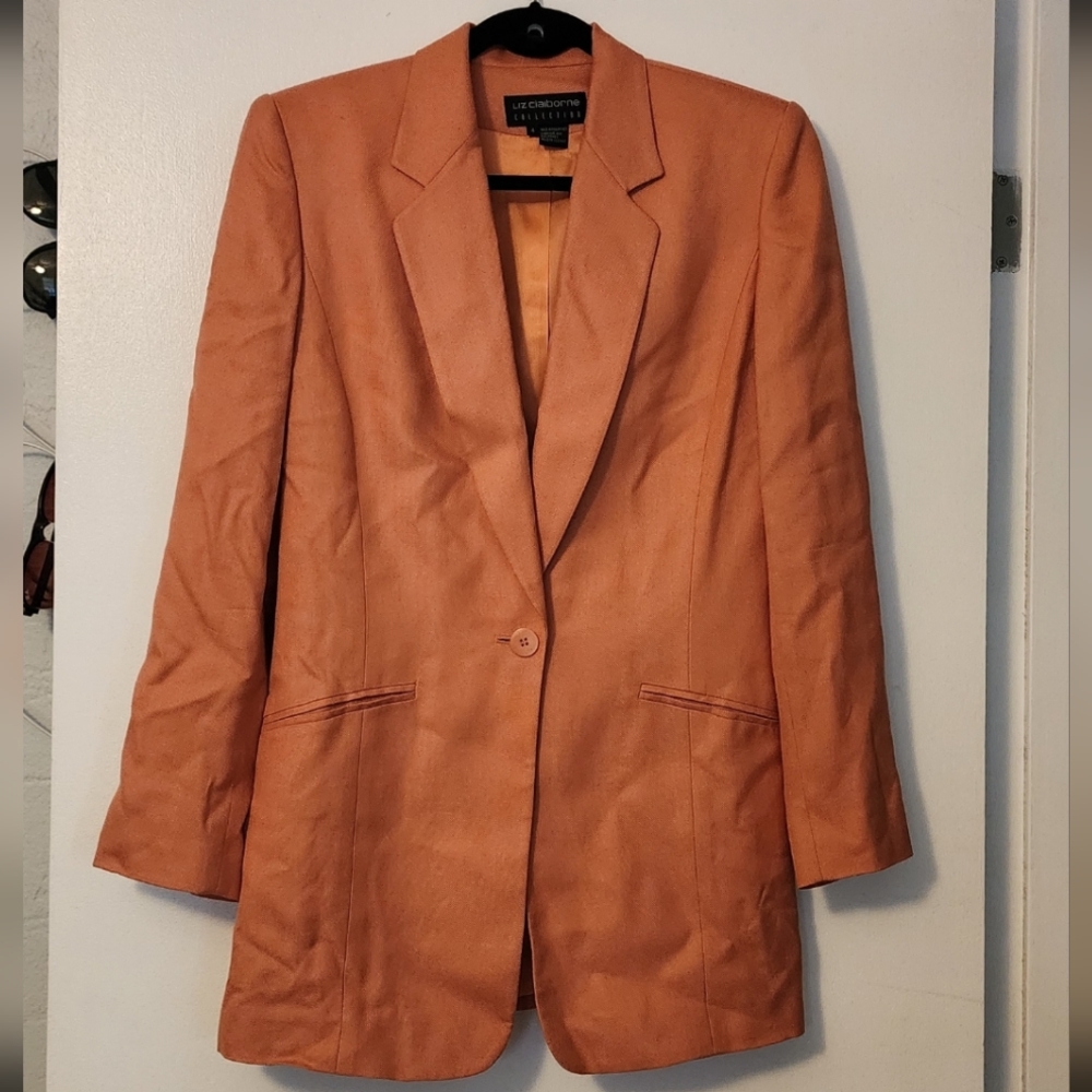 Liz Claiborne Peach women's blazer